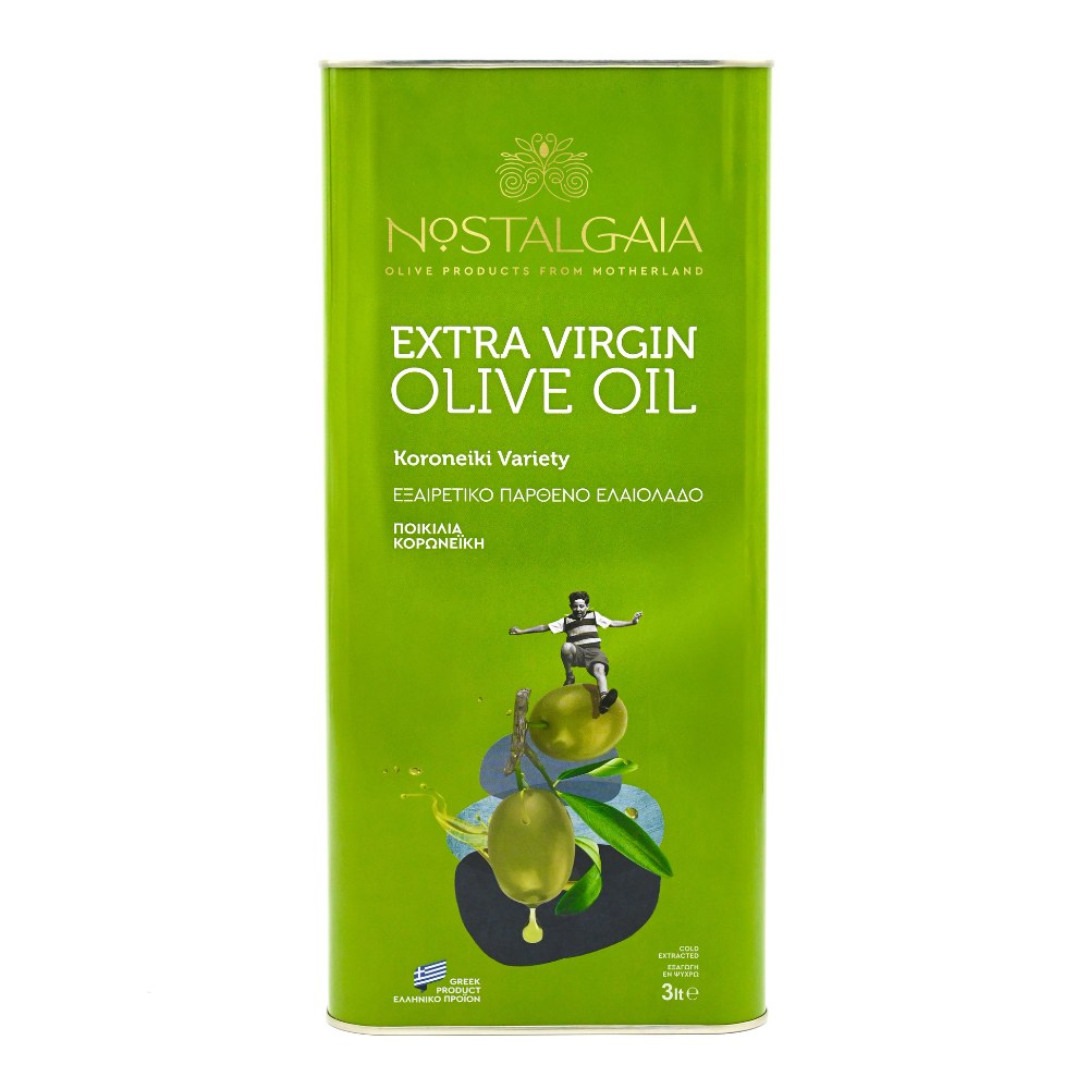 Nostalgaia Extra Virgin Olive Oil — 3 L Tin